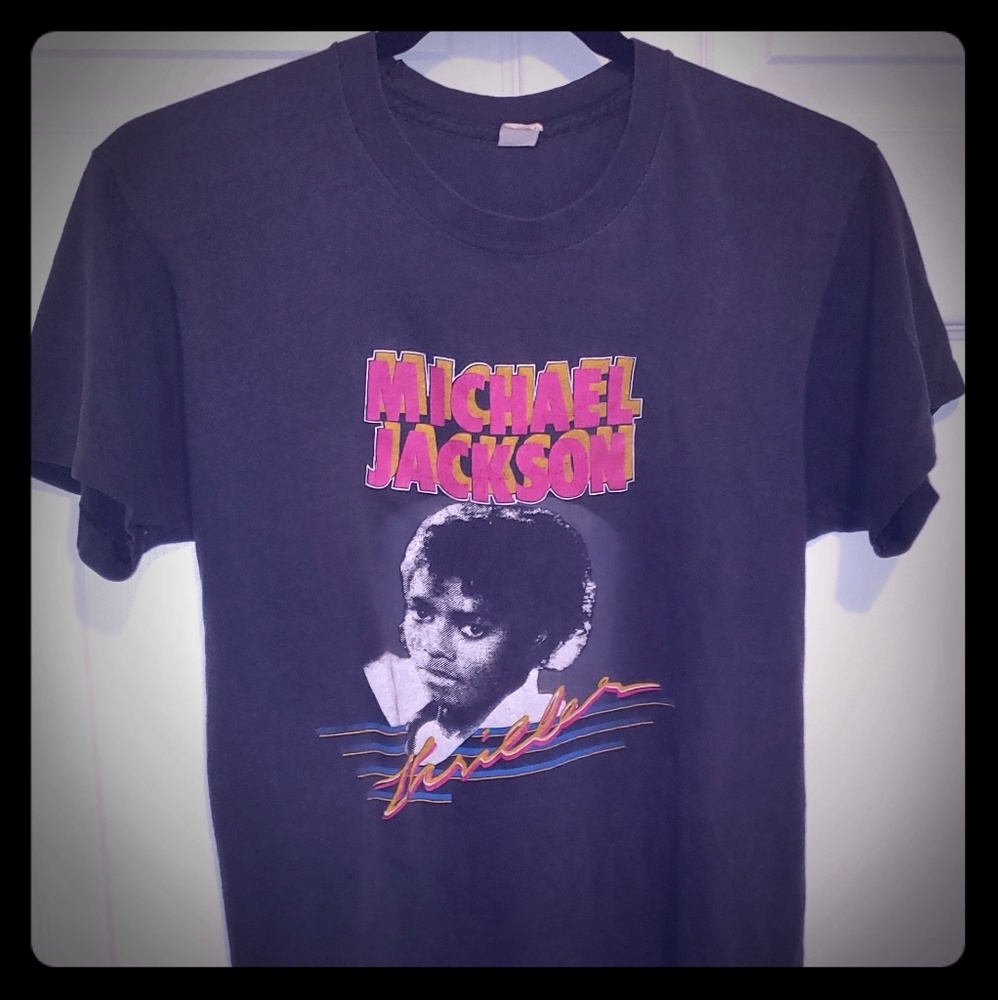 '84 Vintage Michael Jackson THRILLER Concert Tee